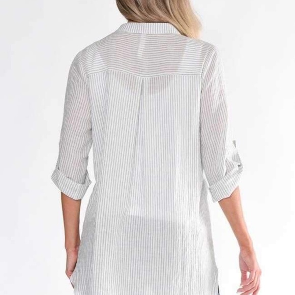 Pinstripe Utility Top - Picture 3 of 3